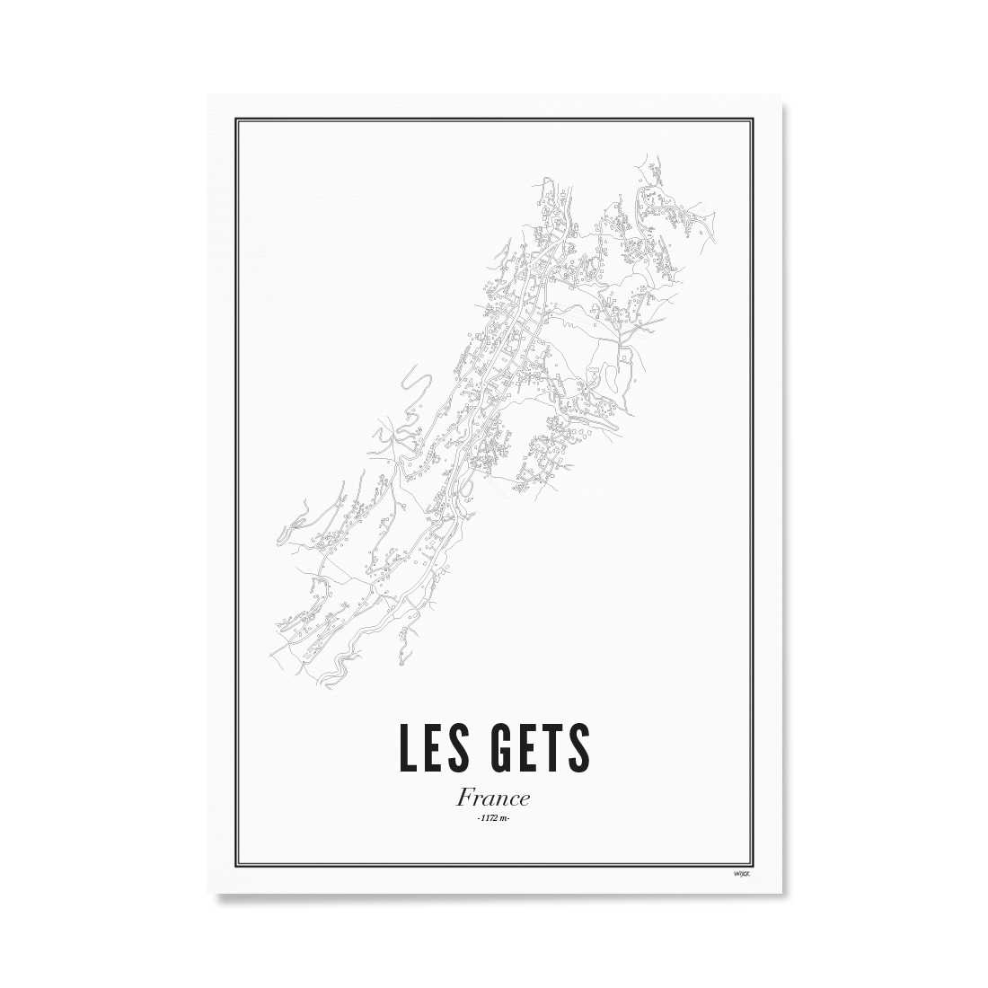 Poster of Les Gets | WIJCK.